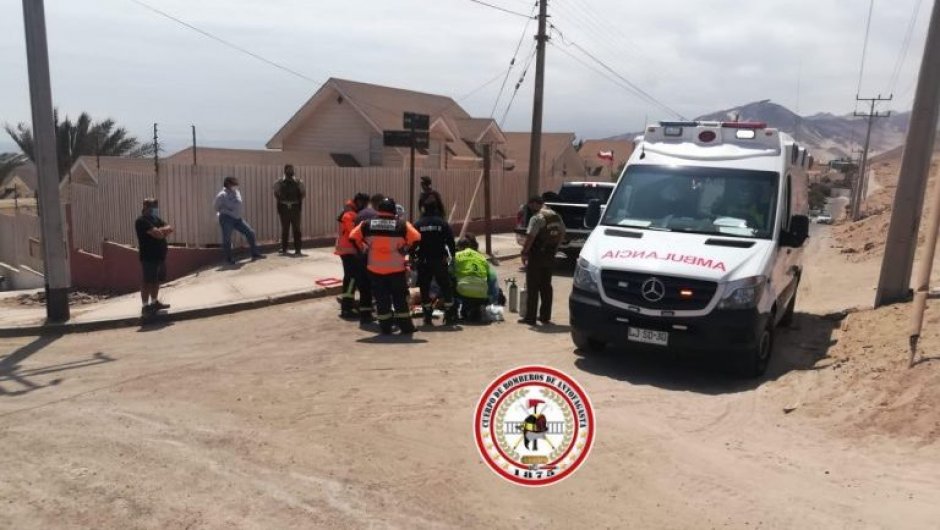 Fotografía cuerpo de Bomberos de Antofagasta