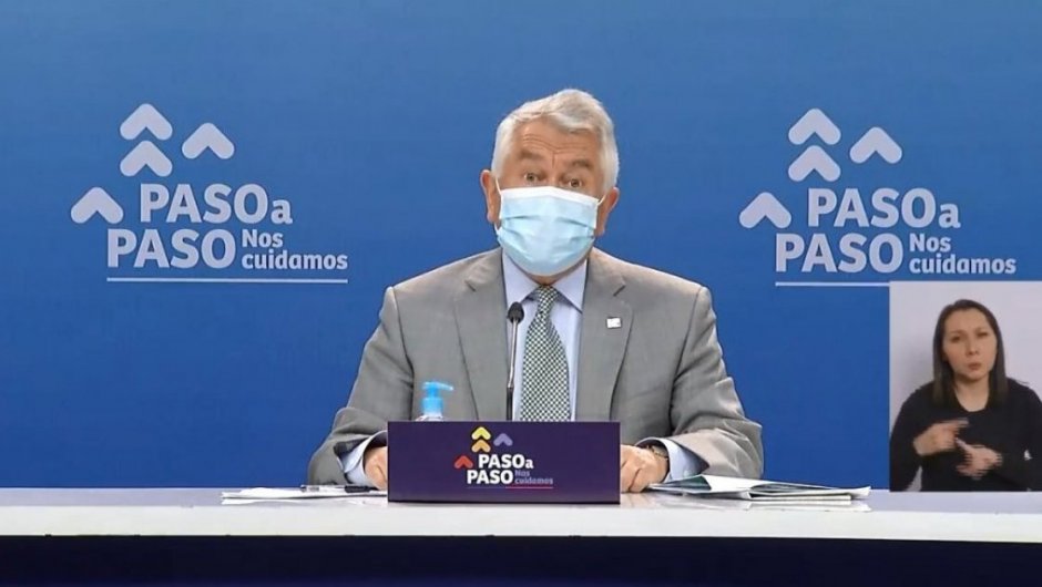 Ministro de Salud, Enrique Paris. (Foto: @ministeriosalud).